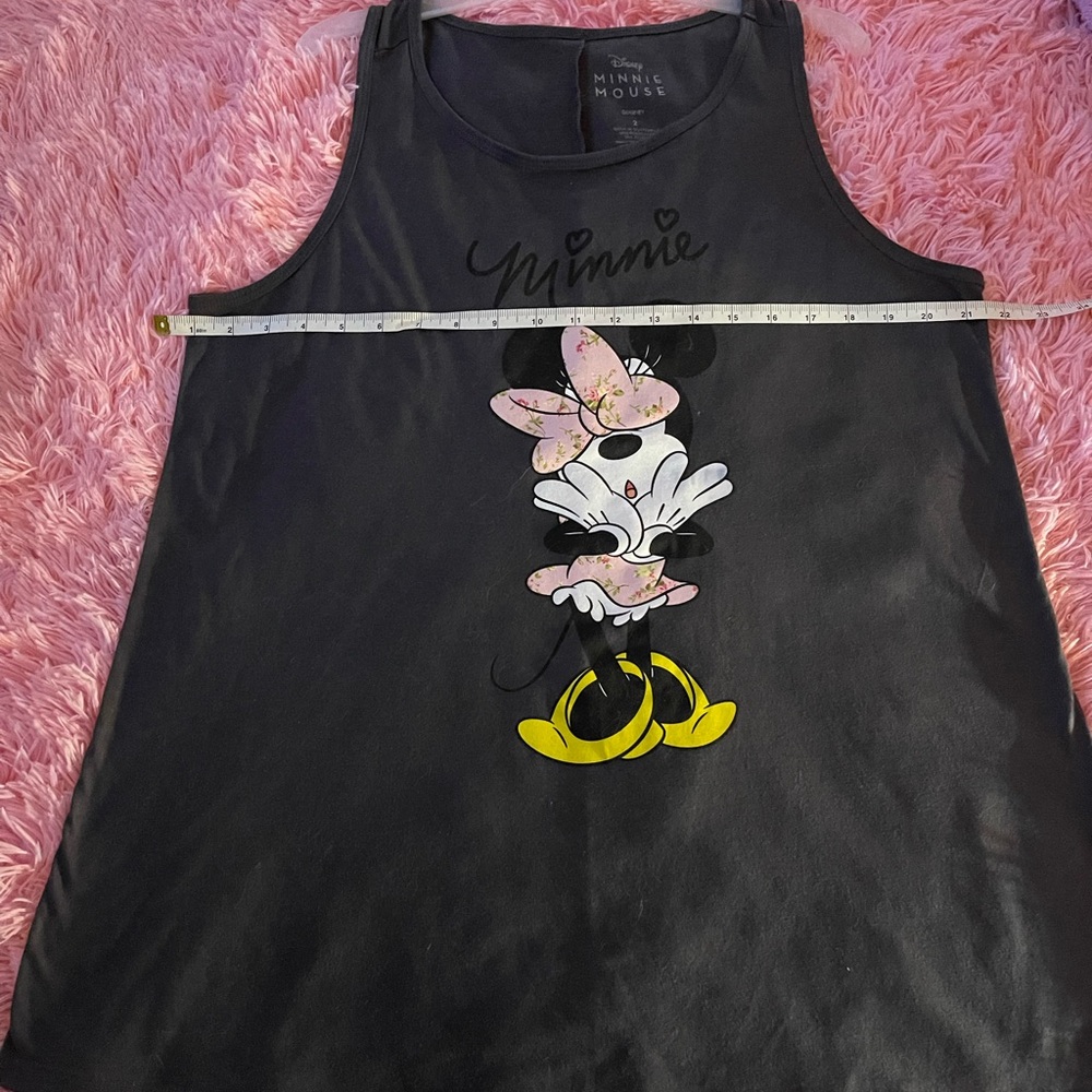 Disney Black Minnie Mouse Tank Top